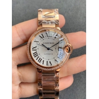 V6工場の最新作 カルティエスーパーコピー バロン ブルー ドゥ カルティエ ウォッチ 36MM（WGBB0009）