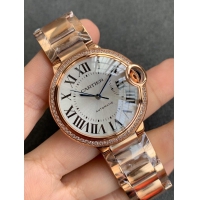 V6工場の最新作 カルティエスーパーコピー バロン ブルー ドゥ カルティエ ウォッチ 36MM（WGBB0009）