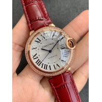 V6工場の最新作 カルティエスーパーコピー バロン ブルー ドゥ カルティエ ウォッチ 36MM（WJBB0037）