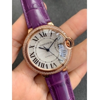 V6工場の最新作 カルティエスーパーコピー バロン ブルー ドゥ カルティエ ウォッチ 36MM（WGBB0009）