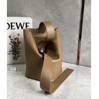 【LOEWE】ロエベ スーパーコピー ペブル バケットバッグ ミディアム（メローカーフ）オーク AANBBBWX01