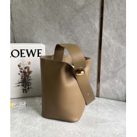 【LOEWE】ロエベ スーパーコピー ペブル バケットバッグ ミディアム（メローカーフ）オーク AANBBBWX01