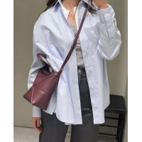 【LOEWE】ロエベ スーパーコピー パズルフォルドトート ミニ（シャイニーカーフ） ダークバーガンディ A657V25X01