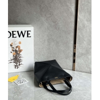 【LOEWE】ロエベ スーパーコピー パズルフォルドトート ミニ（シャイニーカーフ）ブラック A657V25X01