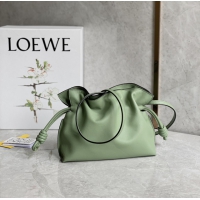 【LOEWE】ロエベ スーパーコピー フラメンコクラッチ ミニ（ナパカーフ）ライトグリーン A411FC2X73