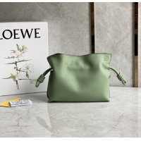 【LOEWE】ロエベ スーパーコピー フラメンコクラッチ ミニ（ナパカーフ）ライトグリーン A411FC2X73