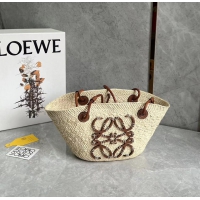 【LOEWE】ロエベ スーパーコピー アナグラム バスケットバッグ スモール (イラカヤシ＆カーフ) ナチュラル/タン A223P65X01