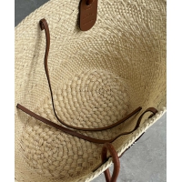 【LOEWE】ロエベ スーパーコピー アナグラム バスケットバッグ スモール (イラカヤシ＆カーフ) ナチュラル/タン A223P65X01
