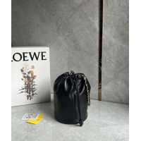 【LOEWE】ロエベ スーパーコピー フラメンコパース バケットバッグ（メローナパラム）ブラック A411FPBX02