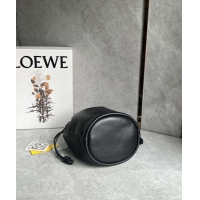 【LOEWE】ロエベ スーパーコピー フラメンコパース バケットバッグ（メローナパラム）ブラック A411FPBX02