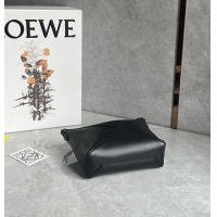 【LOEWE】ロエベ スーパーコピー パズルフォルド ポーチ（シャイニーナパカーフ）ブラック C510PT1X01