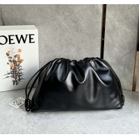 【LOEWE】ロエベ スーパーコピー フラメンコパース ラージ（メローナパラム） ブラック A411FPDX16