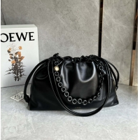 【LOEWE】ロエベ スーパーコピー フラメンコパース ラージ（メローナパラム） ブラック A411FPDX16