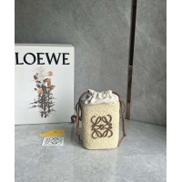 【LOEWE】ロエベ スーパーコピー スクエアポケット（イラカヤシ＆カーフ）ナチュラル/タン C630G35X05