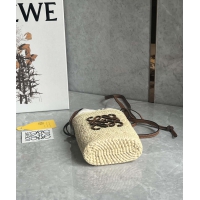 【LOEWE】ロエベ スーパーコピー スクエアポケット（イラカヤシ＆カーフ）ナチュラル/タン C630G35X05