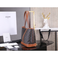【CELINE】セリーヌ スーパーコピー スモール カバ / トリオンフキャンバス＆カーフスキン タン（115082CAS.04LU）