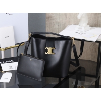 【CELINE】セリーヌ スーパーコピー LOUISE ミディアムバッグ スムースカーフスキン ブラック（116613FX9.38NO）