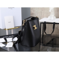 【CELINE】セリーヌ スーパーコピー LOUISE ミディアムバッグ スムースカーフスキン ブラック（116613FX9.38NO）