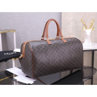 【CELINE】セリーヌ スーパーコピー ラージ ヴォヤージュバッグ / CELINEプリント入り トリオンフキャンバス タン（191472CYX.04LU）