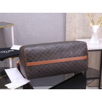 【CELINE】セリーヌ スーパーコピー ラージ ヴォヤージュバッグ / CELINEプリント入り トリオンフキャンバス タン（191472CYX.04LU）