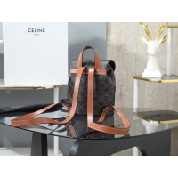 【CELINE】セリーヌ スーパーコピー CELINE ボニー バックパック / トリオンフキャンバス＆カーフスキン タン（118702CAS.04LU）