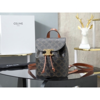 【CELINE】セリーヌ スーパーコピー CELINE ボニー バックパック / トリオンフキャンバス＆カーフスキン タン（118702CAS.04LU）