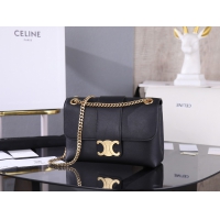 【CELINE】セリーヌ スーパーコピー ミディアム CELINE ヴィクトワール バッグ / サプル グレインドカーフスキン ブラック（115853FDU.38NO）