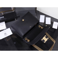 【CELINE】セリーヌ スーパーコピー ミディアム CELINE ヴィクトワール バッグ / サプル グレインドカーフスキン ブラック（115853FDU.38NO）