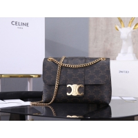 【CELINE】セリーヌ スーパーコピー ティーン CELINE ヴィクトワール バッグ / トリオンフキャンバス タン（116592FRH.04LU）