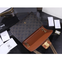 【CELINE】セリーヌ スーパーコピー ティーン CELINE ヴィクトワール バッグ / トリオンフキャンバス タン（116592FRH.04LU）