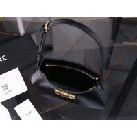 【CELINE】セリーヌ スーパーコピー ミディアム ティリー バッグ / シャイニーカーフスキン ブラック（115703BF4.38NO）