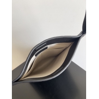 【BOTTEGA VENETA】ボッテガヴェネタ スーパーコピー ラージ フラット ループ ブラックショルダーバッグ（776204V2HL18803）