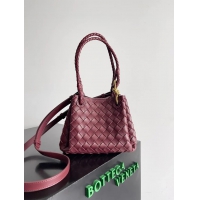 【BOTTEGA VENETA】ボッテガヴェネタ スーパーコピー スモール パラシュート ショルダーバッグ ワインレッド（796569）
