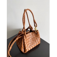 【BOTTEGA VENETA】ボッテガヴェネタ スーパーコピー スモール パラシュート ショルダーバッグ ブラウン（796569）