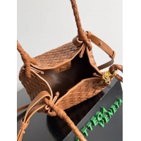 【BOTTEGA VENETA】ボッテガヴェネタ スーパーコピー スモール パラシュート ショルダーバッグ ブラウン（796569）