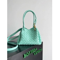 【BOTTEGA VENETA】ボッテガヴェネタ スーパーコピー スモール パラシュート ショルダーバッグ グリーンオアシス（796569VCPPT8060）