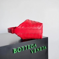【BOTTEGA VENETA】ボッテガヴェネタ スーパーコピー イントレチャートレザーのミニショルダーバッグ レッド（754443）