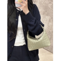 【BOTTEGA VENETA】ボッテガヴェネタ スーパーコピー イントレチャートレザーのミニショルダーバッグ アボカドグリーン（754443V3IV12916）