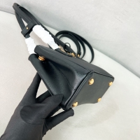 【PRADA】プラダ スーパーコピー ガレリア サフィアーノレザー ミニバッグ ブラック（1BA906_NZV_F0002_V_ZOM）