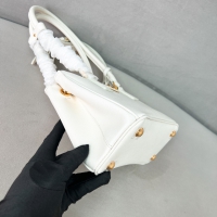 【PRADA】プラダ スーパーコピー ガレリア サフィアーノレザー ミニバッグ ホワイト（1BA906_NZV_F0009_V_ZOM）