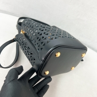 【PRADA】プラダ スーパーコピー パニエ カットアウトモチーフ レザー ミニバッグ ブラック（1BA217_2CY4_F0002_V_OOO）