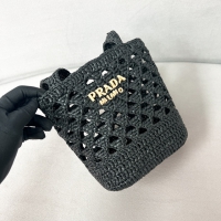 【PRADA】プラダ スーパーコピー クロシェ トートバッグ ブラック（1BG494_2M2T_F0ES7_V_OOO）