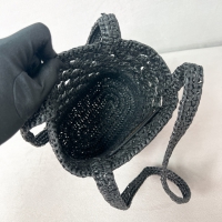 【PRADA】プラダ スーパーコピー クロシェ トートバッグ ブラック（1BG494_2M2T_F0ES7_V_OOO）