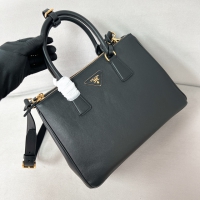 【PRADA】プラダ プラダ スーパーコピーガレリア ラージ ソフトグレインレザー バッグ ブラック（1BA274_2CYS_F0002_V_YO0）