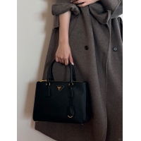 【PRADA】プラダ プラダ スーパーコピーガレリア ラージ ソフトグレインレザー バッグ ブラック（1BA274_2CYS_F0002_V_YO0）