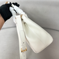 【PRADA】プラダ プラダ スーパーコピーガレリア ラージ ソフトグレインレザー バッグ ホワイト（1BA274_2CYS_F0009_V_YO0）