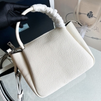【PRADA】プラダ スーパーコピー ヴィッテロダイノソフトレザー スモール ハンドバッグ ホワイト（1BC145_2DKV_F0009_V_3OM）