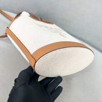 【PRADA】プラダ スーパーコピー リネンブレンドxレザー ミニバックルバッグ ナチュラル（1BE074_2DLI_F0018_V_OAH）