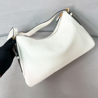 【PRADA】プラダ スーパーコピー エメ ラージ ソフトグレインレザー ショルダーバッグ ホワイト（1BC228_2CYS_F0PG7_V_LVM）