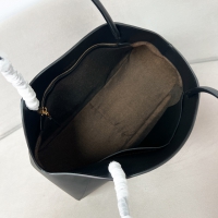 【PRADA】プラダ スーパーコピー ラージ ソフトグレインレザー トートバッグ ブラック（1BG510_2CYS_F0002_V_OOO）